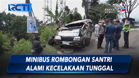 Minibus Rombongan Santri Alami Kecelakaan Di Cianjur 4 Santri