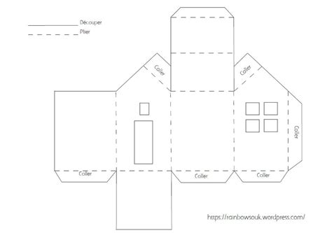 Maison En Papier A Construire Ventana Blog