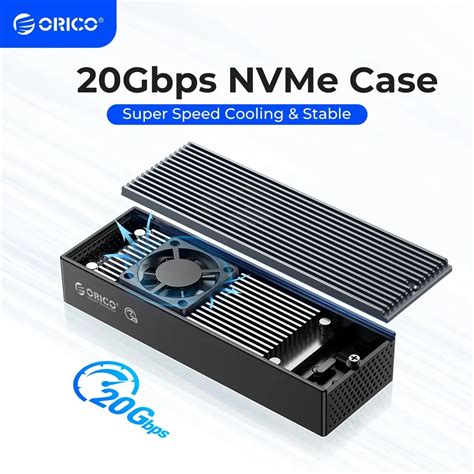 ORICO Carcasa Para SSD M 2 NVME Carcasa Con Ventilador De Refrigeraci N