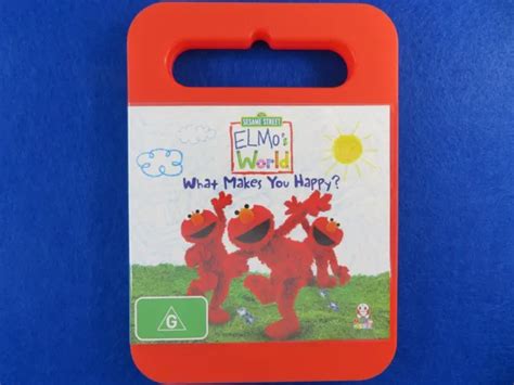 Sesame Street Elmos World What Makes You Happy Dvd Region 4 Fast
