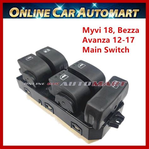 Power Window Main Switch For Perodua Myvi 2018 Bezza Toyota Avanza