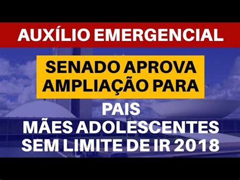 Aux Lio Emergencial Senado Aprova Amplia O Youtube