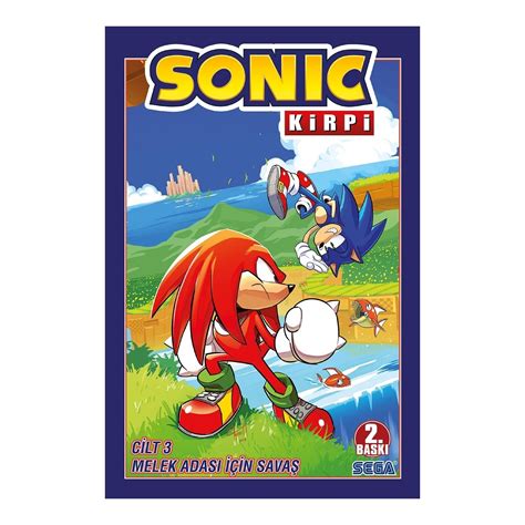 Kirpi Sonic Cilt 3 Melek Adası İçin Savaş 2 Baskı Kitabı