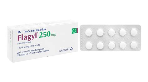 Flagyl 250mg hộp 20 viên - nhathuocvietanh