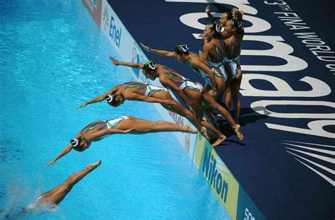 La Natation Synchronis E Fait Chavirer Les Mondiaux De Rome