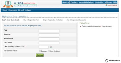 Income Tax Login And Registration Process Itr Portal Login