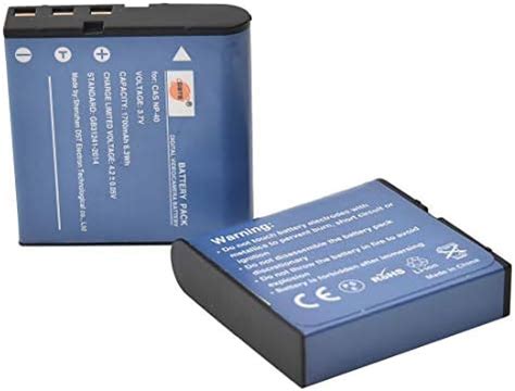 Dste Lot De Batteries De Rechange Np Compatibles Avec Casio Exilim