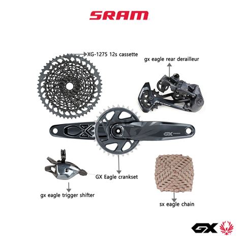 2021 New Sram Gx Eagle 1x12 12 Speed Groupset Dub Kit 32t Trigger Shifter Rear Derailleur 10 52t