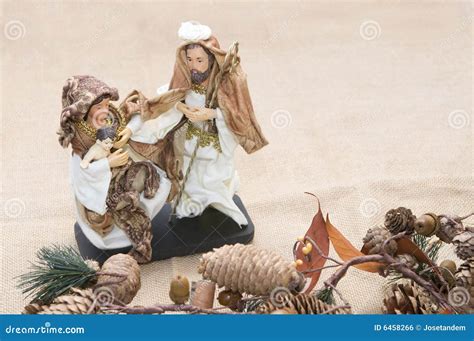 Nativity Scene with Belem in Christmas Stock Photo - Image of celebrate ...