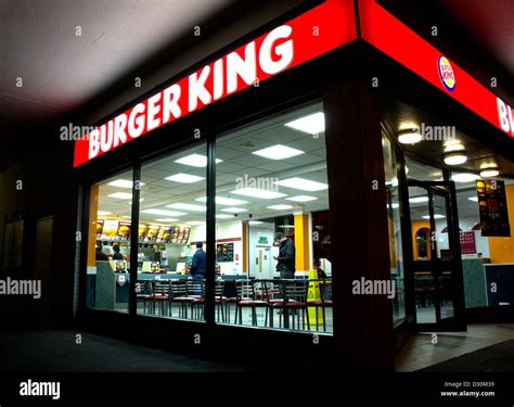 Burger King Building At Night