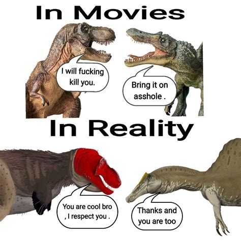 Spinosaurus Vs T Rex Rivalry In Moivesreality By Tabrizshadow On