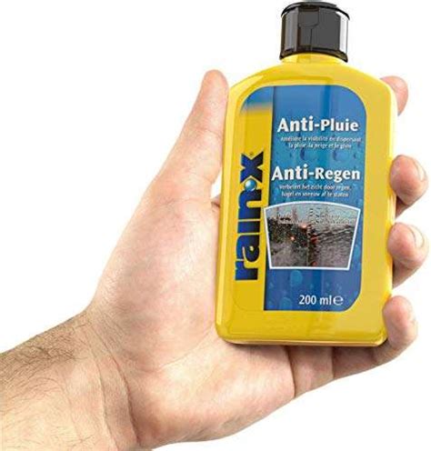 Traitement Anti Pluie Rain X 200 Ml Technologie Hydrophobe Pour Pare