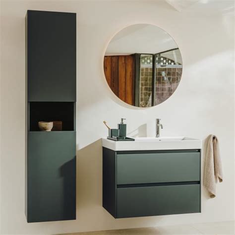 Roca Ona Washbasin With Vanity Unit With 2 Pull Out Compartments Matt