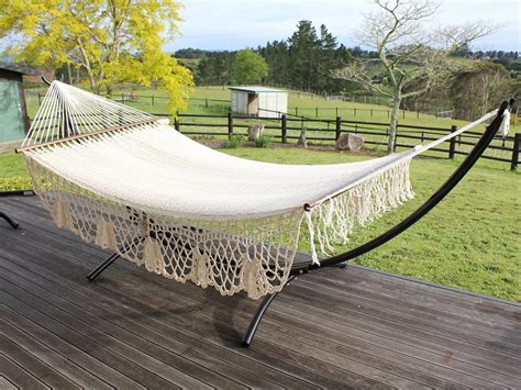 Metal Arc Hammock Stand And Mexican Spreader Hammock Package Special