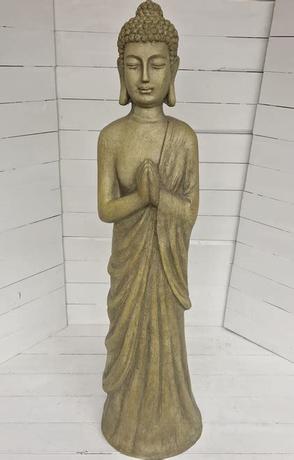 40" Standing Buddha Garden Statue - Resin - Centerville Florists