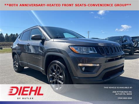 Used 2021 Jeep Compass 80th Special Edition In Butler Pa 3c4njdeb7mt525165 Diehl Toyota Of