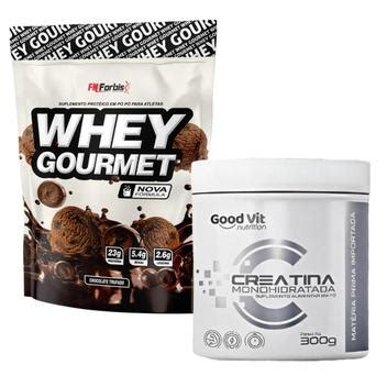 Whey Gourmet Refil Sabor Chocolate Trufado Em Pote De 907g Creatina