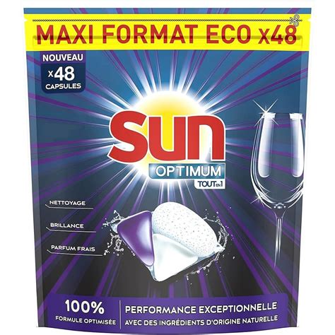 Detergent Capsule Pentru Masina De Spalat Vase Sun Optimium All In 1