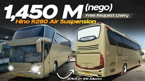 Dijual Big Bus Hino R260 Air Suspension 1 450 Milyar Nego Jetbus 2