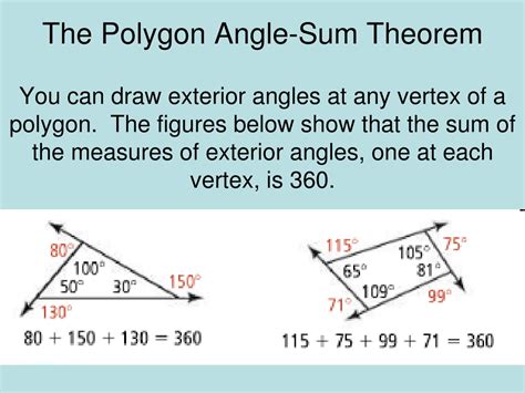 Geometry Worksheet Polygon Angle Measures Worksheets Library