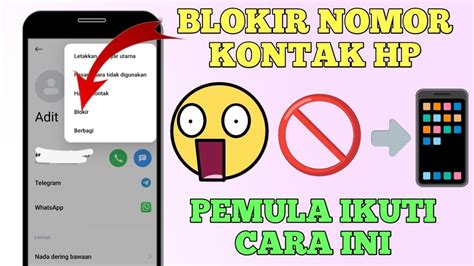 Cara Memblokir Kontak Di Hp Xiaomi Lite Youtube