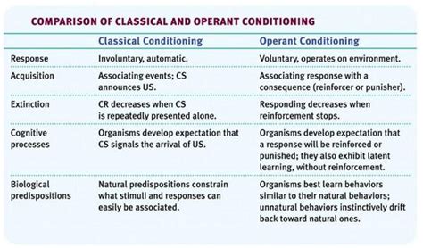 Operant Conditioning Chart