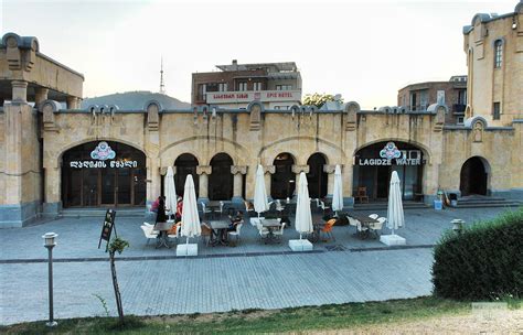 In the Lagidze Water restaurant in Tbilisi, try fast food and natural ...
