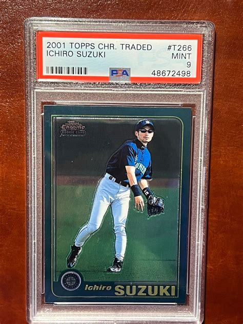 Topps Chrome Traded T Ichiro Suzuki Psa Hof Ebay