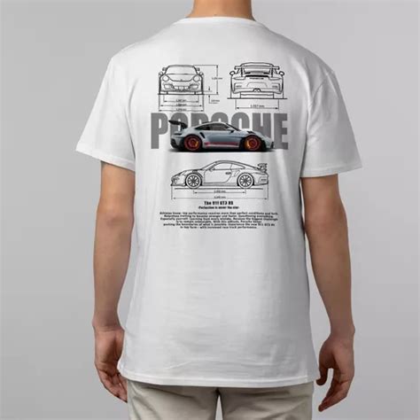 Playera Con Dise O De Porsch Gt Rs Algod N Meses Sin Inter S