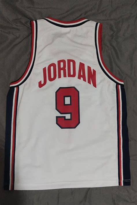 USA Michael Jordan Jersey White on Carousell