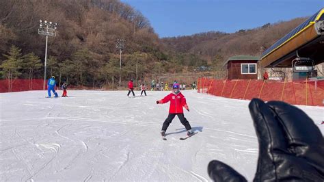 곤지암리조트 스키강습 어린이 7세 스키 입문하기 Kbidn