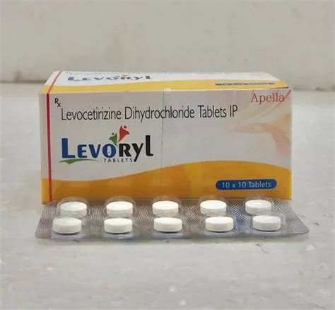 Apella Levocetirizine Dihydrochloride Tablets Ip Packaging Type Box