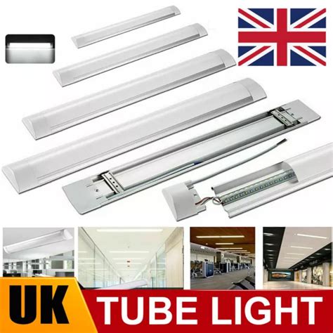 Ft Led Strip Lights Batten Tube Light Office Shop Garage Ceiling Lamp