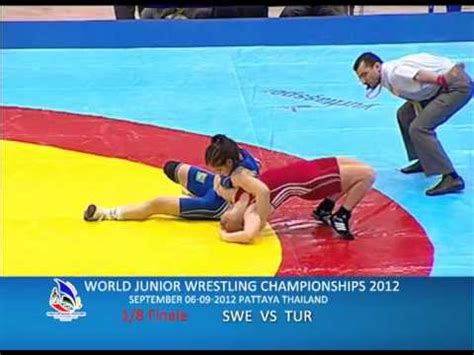 WORLD JUNIOR WRESTLING CHAMPIONSHIPS 2012 SWE VS TUR YouTube