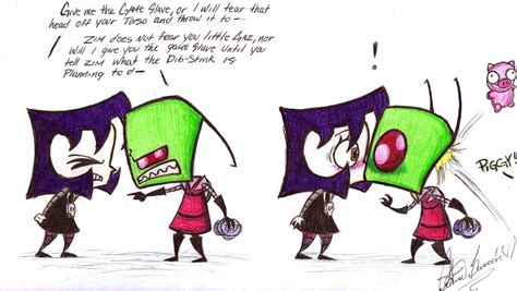 Invader Zim Piggy Drawing