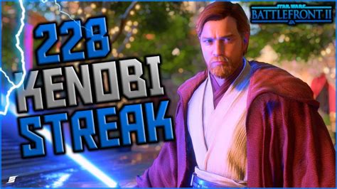 STAR WARS Battlefront II 228 Obi Wan Kenobi Killstreak Toxic Lobby