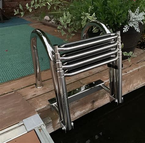 Buy Sxsxwxd Boat Ladder Step Pontoon Boat Ladder Stainless Steel