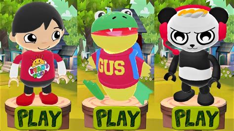 Tag With Ryan Red T Shirt Ryan Vs Combo Panda Gus The Gummy Gator