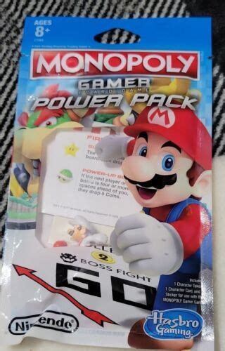 Super Mario Monopoly Gamer Power Pack Board Game Piece Fire Mario