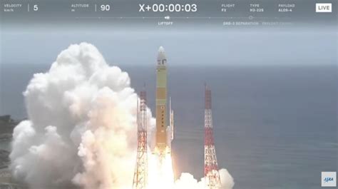 Japan’s H3 Rocket Launches ALOS-4 Satellite - Via Satellite