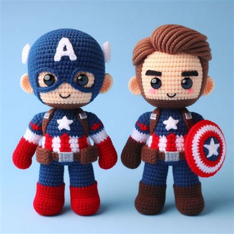 Crochet Captain America Amigurumi Idea All Crafts