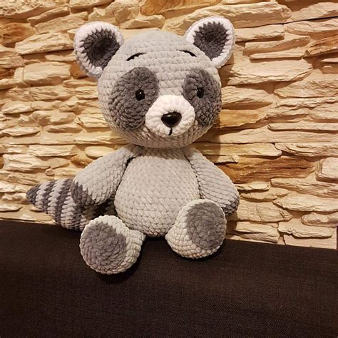 Amigurumi Raccoon Pattern Crochet Pattern Baby Raccoon Etsy Crochet