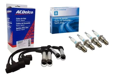 Kit Velas E Cabos De Velas Celta 2010 A 2016 Vhc Acdelco Gm