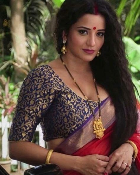 Monalisa Antara Biswas Hot Stills In Saree Blouse Indian Beauty