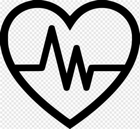 Electrocardiografía corazón ordenador iconos pulso corazón amor