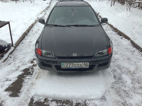 Диодные габаритные огни. — Honda Civic Hatchback (5G), 1,5 л, 1993 года ...