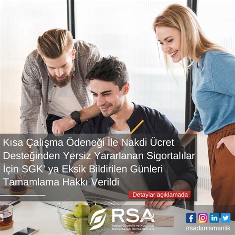 Kısa Çalışma Ödeneği İle Nakdi Ücret Desteğinden Yersiz Yararlanan