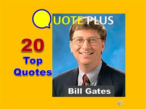 Bill Gates Quotes 20 Top Quotes Bill Gates Inspirational Quotes Youtube