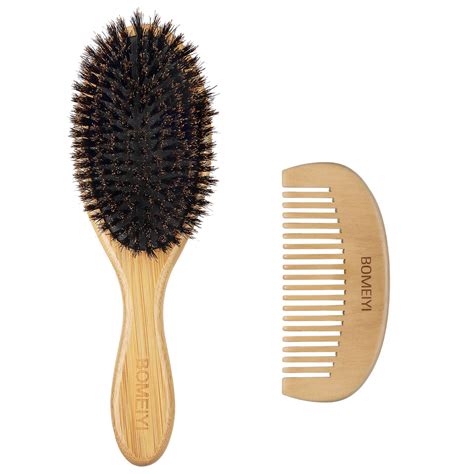 Buy BOMEIYI 100 Boar Bristle Hair Brush Set Soft Natural Bristles For