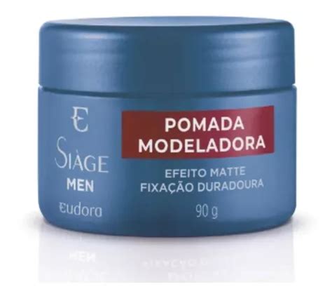 Pomada Modeladora Eudora Si Ge Men Efeito Matte G Mercadolivre